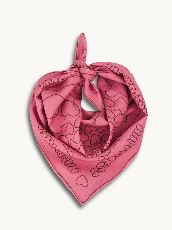 Różowa bandana