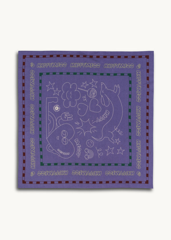 Fioletowa bandana